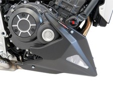 Fits Honda CB1000R  2018-2024 Belly Pan Matt Black with Silver Mesh by Powerbron