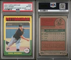PSA 8 2024 Topps Heritage Team City Name Swap Variation #594 Paul Skenes RC POP4