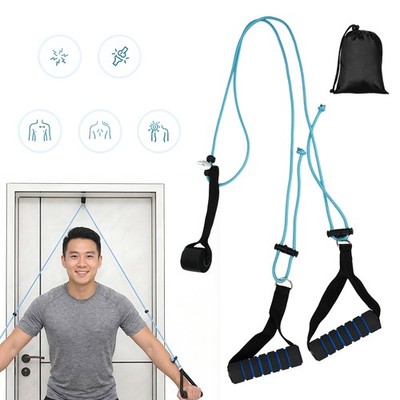 Pulley Schultertrainer für Arm-Reha 120cm Seilzug Türmontage Physiotherapie