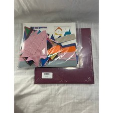 Creative Memories Showcase Scrapbook Album Mulberry Purple Paper Scraps Lot
