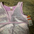 Cat & Jack Girls' Gymnastics Purple Metallic Wicking Pull-On Leotard  XL 14/16 — photo 1