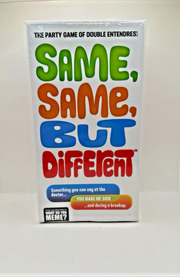 Same Same But Different Double Entendres Adult Party Game 3+ Players