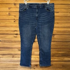 The Perfect Jean Bootcut Mens Size 46x30 Blue Stretch Denim Casual Dark Wash NYC