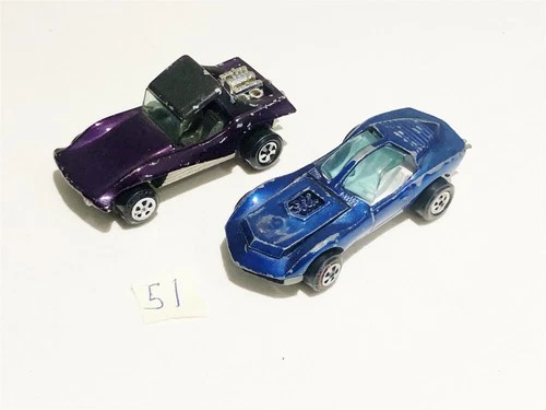 HOT WHEELS RED LINE ERA JOHNNY LIGHTNING VEHICLE COLLECTION LOT #51