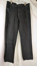 Rustler Jeans Black Denim Jeans Pants Men  s Size 36x32 Cotton