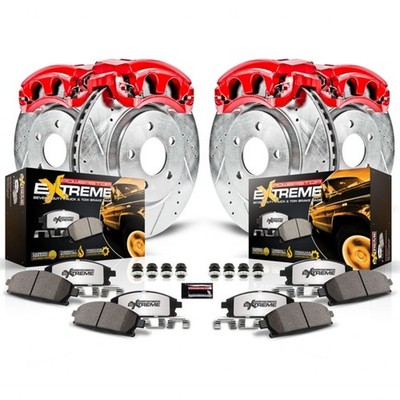Power Stop Brake Kit For Cadillac Escalade 2008-2014 Front, Rear Truck and Tow