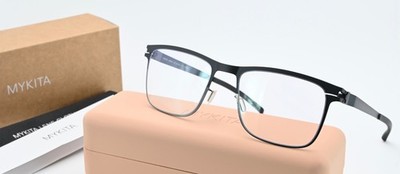 MYKITA Brille NO1 Armin Shiny Graphite Nearly Black  Viereck Flexibel Full Set