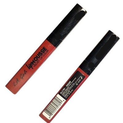 L.A. Girl Lip Mousse Velvet Lip Color #GLC781 Squad   Set of 3 Full Size