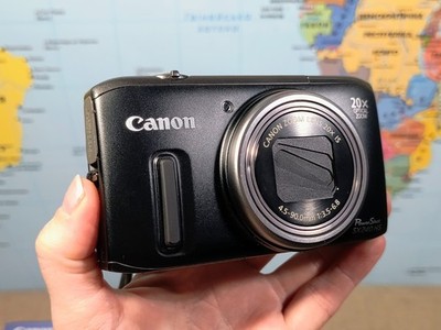 Canon PowerShot SX240 12.1MP Digital Camera - Black Fully Working