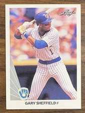 1990 Leaf - Gary Sheffield #157