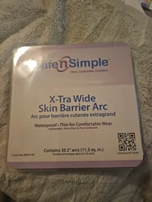 Safe N Simple X-Tra Wide Skin Barrier Arc 30-Pack, 2" Arcs SNS21130