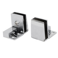 2Stk. 3Mm-5Mm Dicke Glas Scharnier Metall Wand Montage Glas TüR Scharnier Klemme