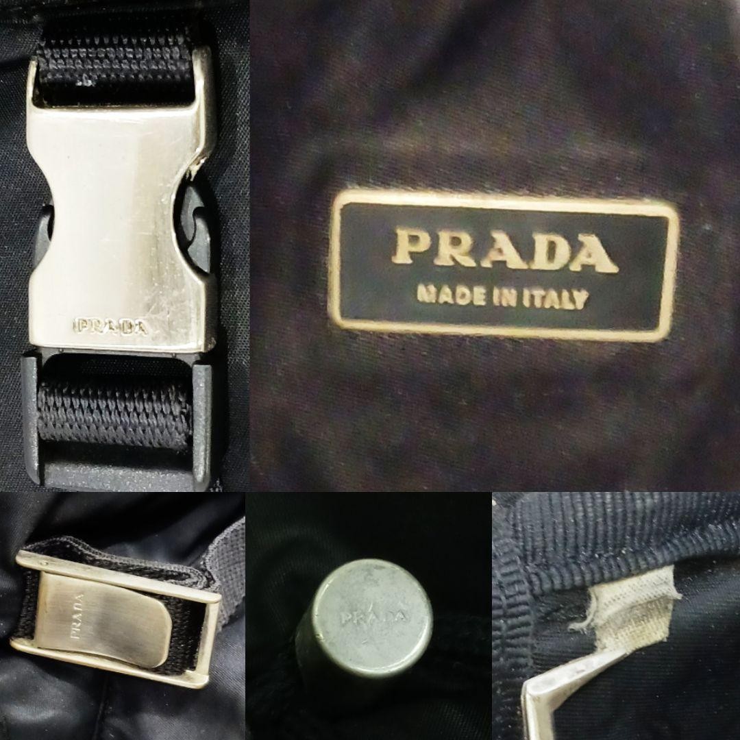 Prada Rucksack Backpack Large Capacity Black V136 - image 8