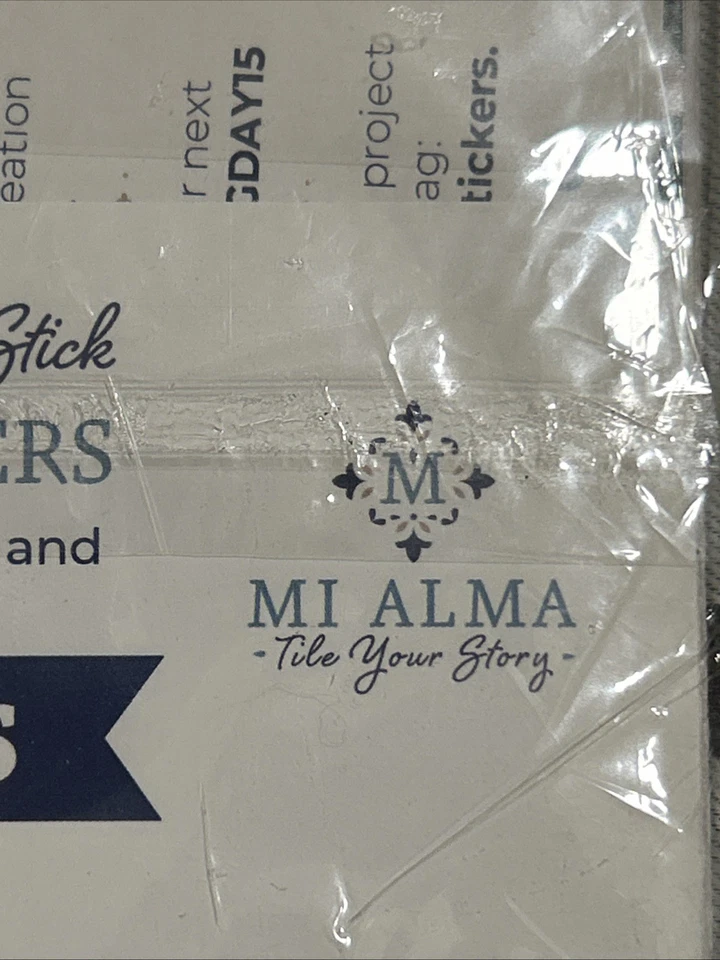 MI ALMA 24 adesivos de azulejo estilo boho amarelo e verde NOVO 6X6 polegadas - Imagem 3 de 4