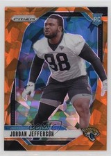 2024 Panini Prizm Rookies Orange Ice Prizm Jordan Jefferson #358 1k46