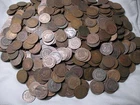 OLD COIN LOT 720+ COPPER INDIAN HEAD CENT PENNY EARLIER DATES BELOW AVG MIX #2