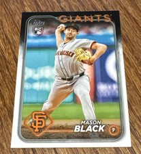 Mason Black 2024 Topps Update #US179 RC San Francisco Giants