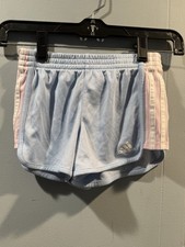 Girls Adidas Athletic Shorts Size 7 Blue