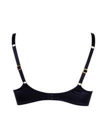 Agent Provocateur MILA Bra/Big Brief (36B & L/4) NWT Orig $840 RARE! Silk! [A2]