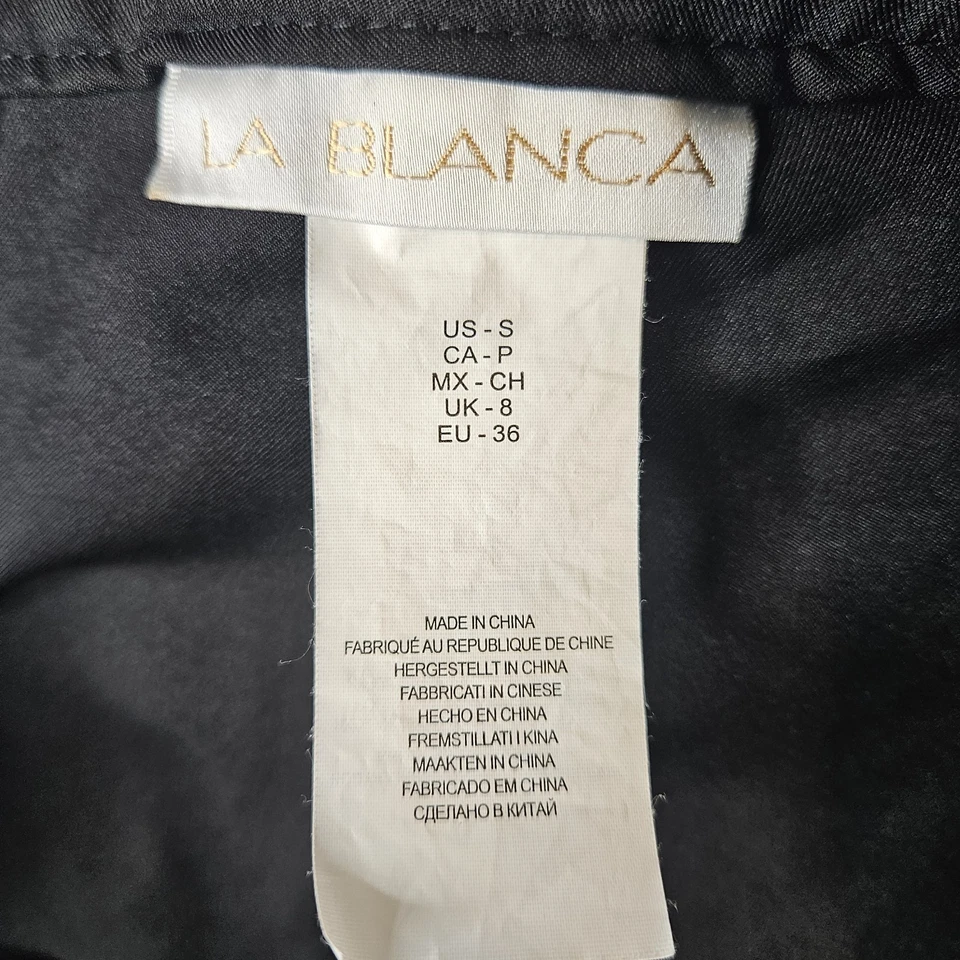 La Blanca Womens Swim Boardshorts Black Size Small 2" Inseam Beach Resort Summer - Image 2 of 4