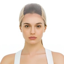 Wig Caps for Women Non Slip, Adjustable Grip Cap with Velvet Beige