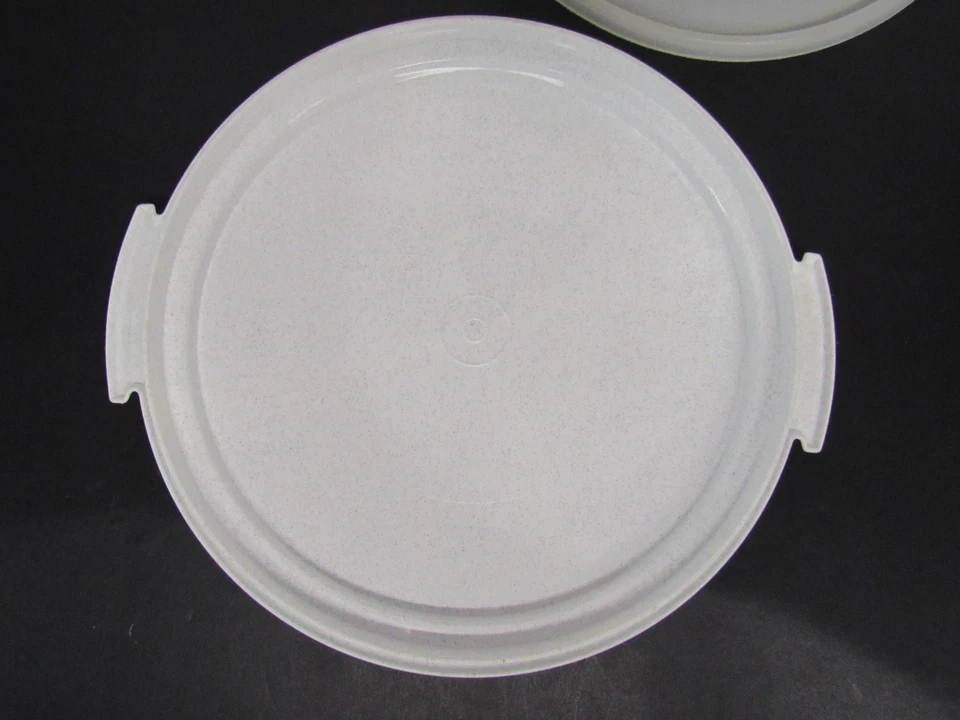 Vintage Tupperware 683-7 15" Large Cake Carrier / Storage Speckled Base 684B-2 - Image 4 of 4