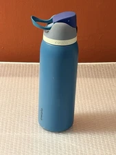 Owala FreeSip Stainless Steel Insulated Water Bottle, 40oz, Blue Oasis.