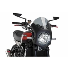 PUIG HALF-FAIRING SCREEN FOR KAWASAKI ZEPHYR 750 1996 > 1999 BLACK 9595H