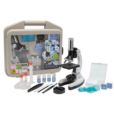 Discovery #Mindblown 48-Piece Microscope Set for Children, English, 48-pc, Ages 