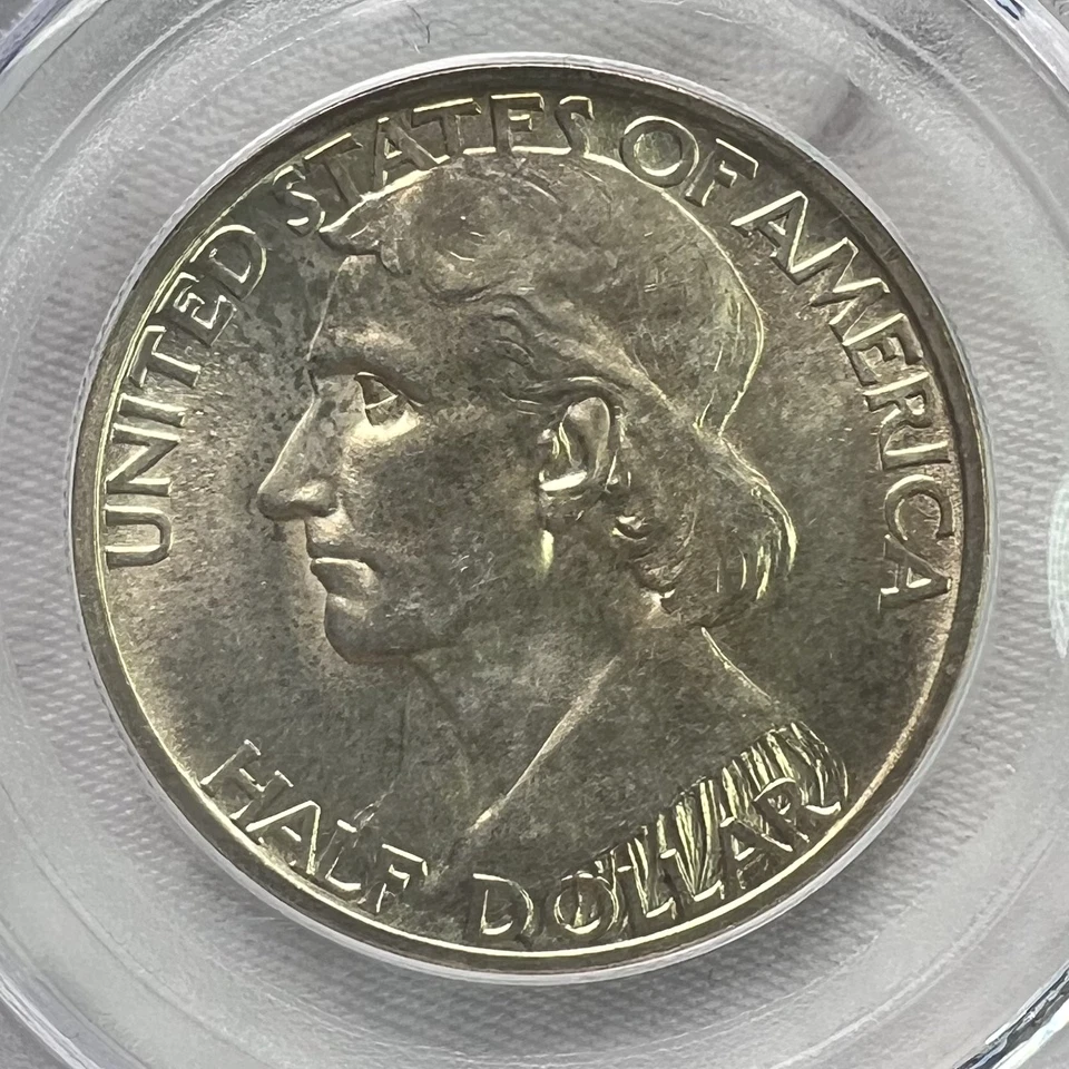 1937 Boone Classic Commemorative 50C Half Dollar PCGS MS65 Silver Coin - Image 2 of 4