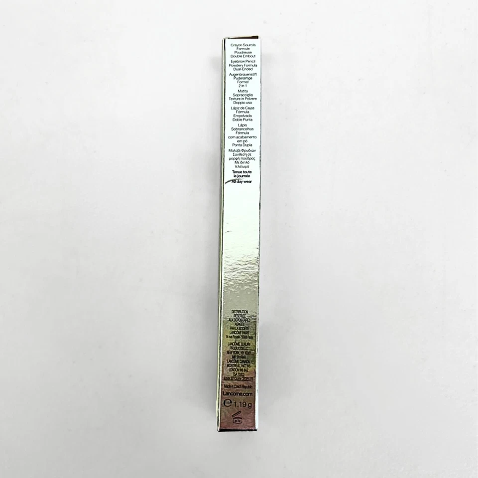Lápiz en polvo moldeador de cejas Lancome, modelador de cejas, 04 marrón, 0,042 oz, nuevo en caja Foto 3 de 4
