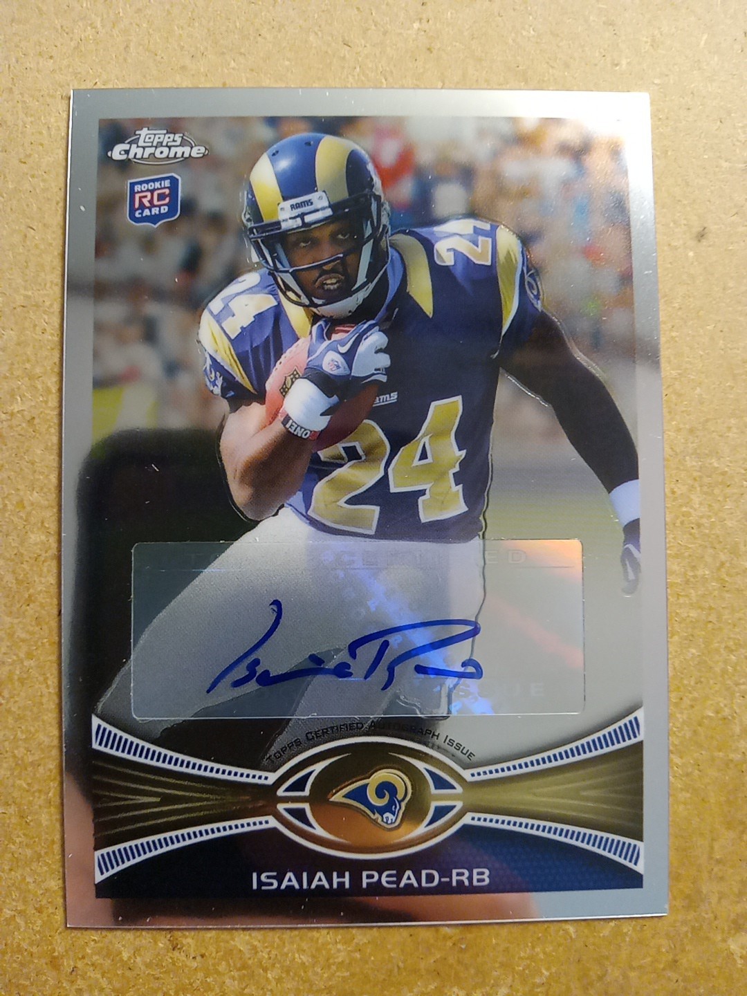 Isaiah Pead Topps Chrome #202 Autograph