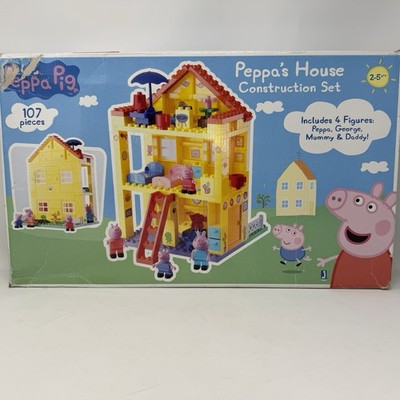 Peppa Pig Peppa's House Construction Complete Unopened 2003 107 Piece