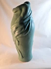 Van Briggle Lorlei Aqua Vase  Matte Glaze with Damages Colorado Springs, Co.