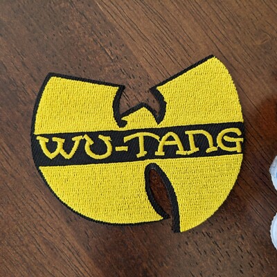 Wu Tang Clan Patch 90s East Coast Hip Hop Rap Embroidered Iron On 2.6x3.1''