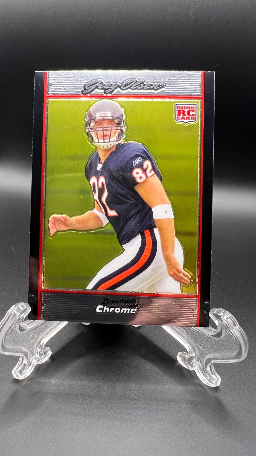 2007 Topps Chrome Holo Refractor #BC90 Greg Olsen Rookie Card RC