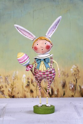 Lori Mitchell Spring HIppity Hoppity Figurine ESC & Company Easter 12 inch