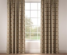 The Chateau Nouveau Heron Made To Measure Curtains Eyelet Or Pencil Pleat Cream