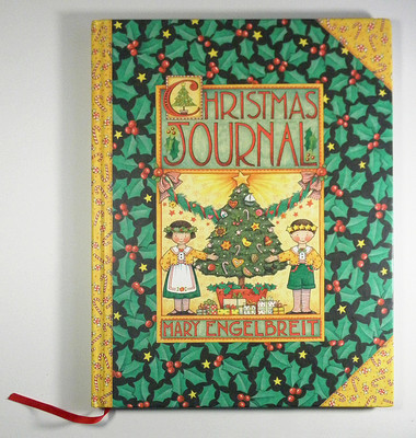 MARY ENGELBREIT Retired Christmas Journal 5 Year Illustrated HC Book Art RARE