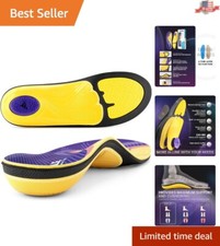 220 lbs High Arch Plantar Fasciitis Insoles for Pain Relief - Men 11-11 1/2, ...