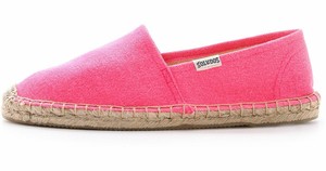 neon pink espadrilles