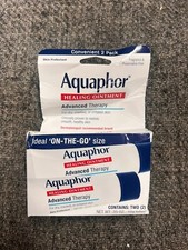Aquaphor Healing Ointment Advance Therapy 2 Pack 0.35 oz Each On The Go Sealed