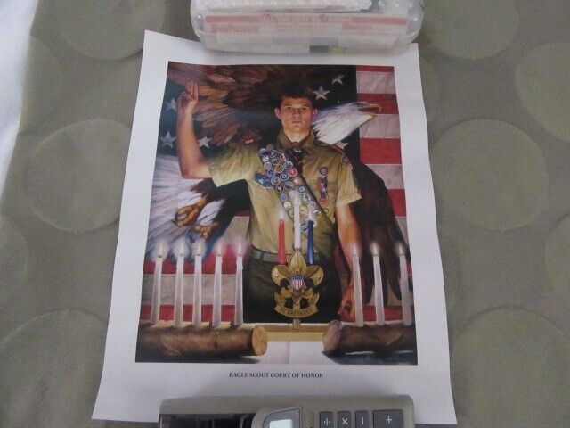 Eagle Scout Court of Honor 11 by 14 Joe Csatari Boy Scout Print  PT#1