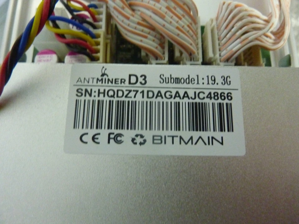 Bitmain Antminer D3 19.3Gh Mining Algorithm (24543) - Image 4 of 4