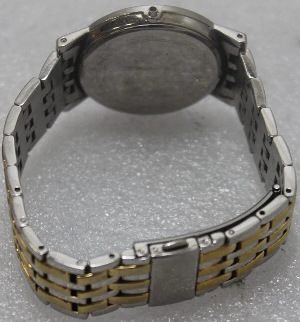 Bulova 98B221 Men's Silver-Tone Dial Two-Tone Stainless Steel Quartz for parts o - Image 2 of 4