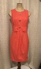 ELIZA J Orange  A-line Sleeveless Dress, Size 6 