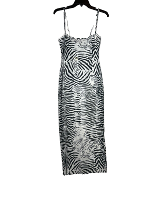 Lioness Charmed Midi Dress Zebra