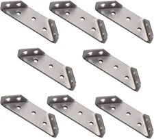 Stainless Steel Corner Brace Heavy Duty Angle Code 8 Pcs