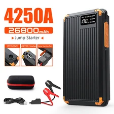 Car Jump Starter 4250A Portable Car 12V Battery Booster Jumper Box Power bank