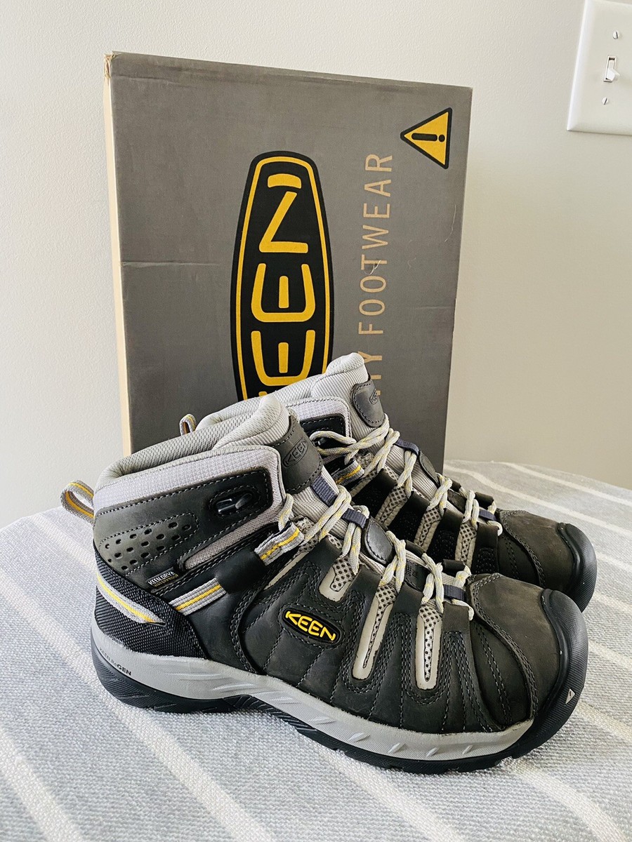 Keen Women's Flint 2 Mid Waterproof Steel Toe Work Boot Size 9.5
